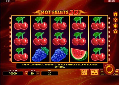 Игровой автомат Hottest Fruits 20 Fixed Lines  играть бесплатно